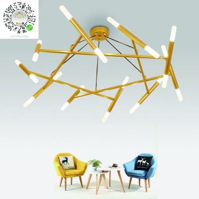 北歐風(fēng)格創(chuàng)意餐廳燈具簡(jiǎn)約樣板黑色后現(xiàn)代網(wǎng)紅客廳吊燈臥室個(gè)性燈