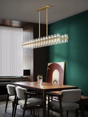 后現代純銅水晶吊燈