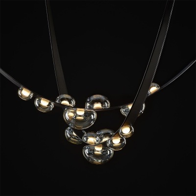 創意透明玻璃球吊燈