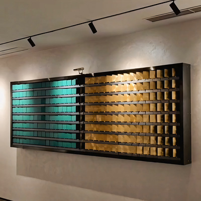 DMS機械矩陣動態單面翻轉屏裝置